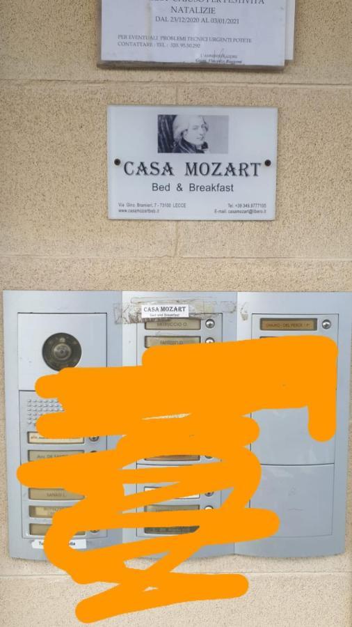 ليتشي Casa Mozart B&B المظهر الخارجي الصورة